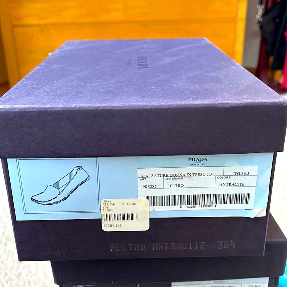 Authentic Prada shoes with matching Crossbody purse
